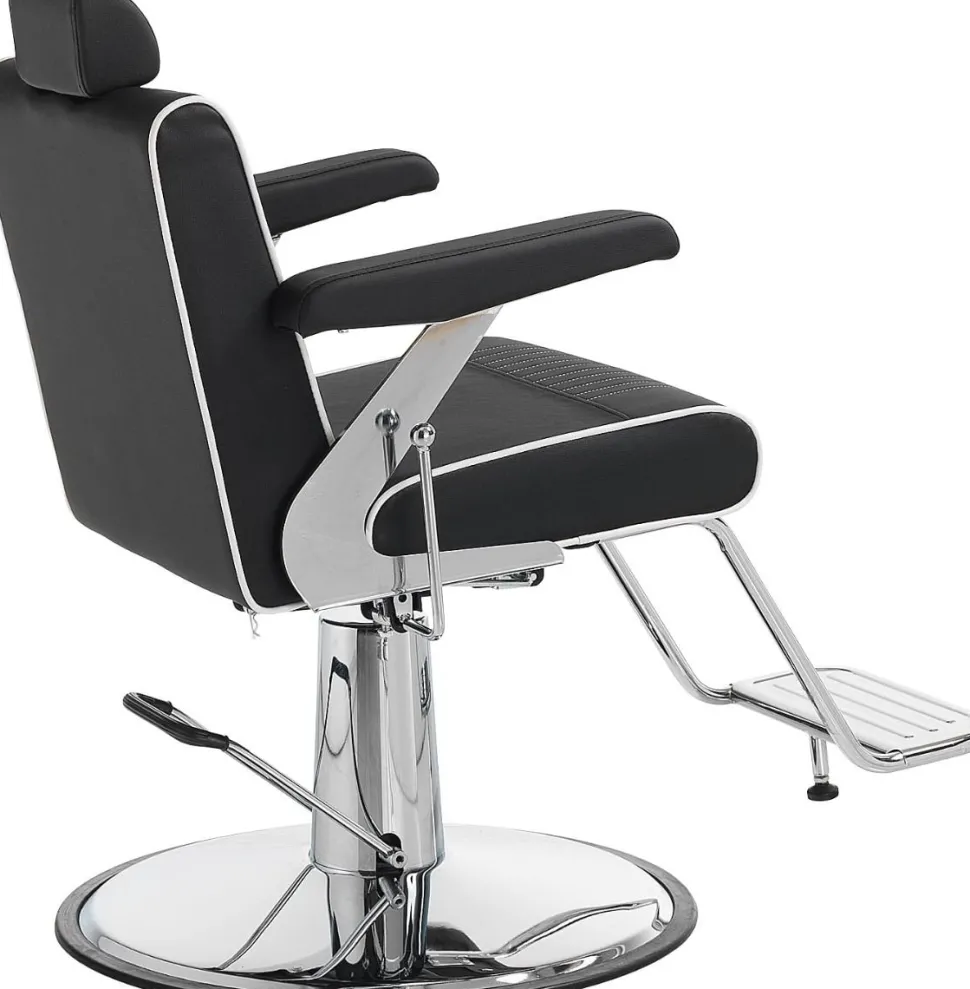 XanitaliaPro Hair Maiorca Barber Chair - Black