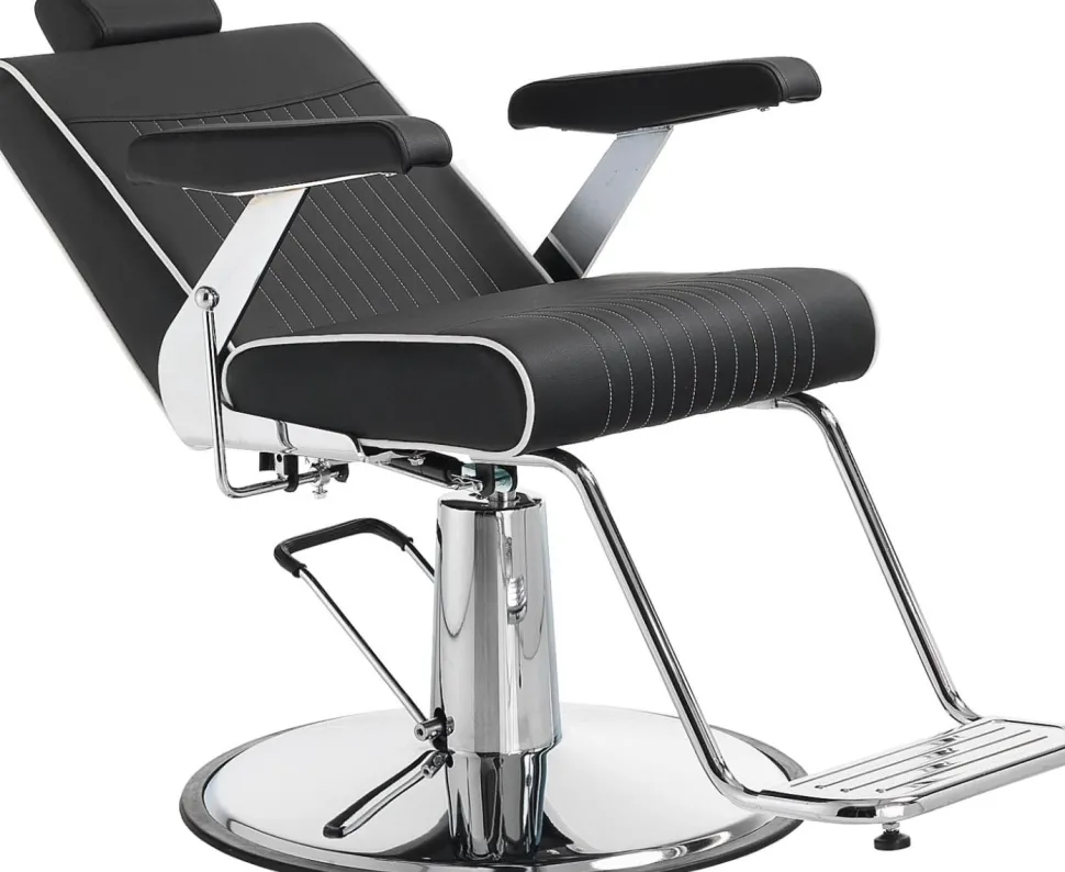 XanitaliaPro Hair Maiorca Barber Chair - Black
