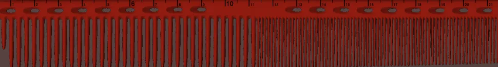 YS Park Cutting Comb No.G45 Red