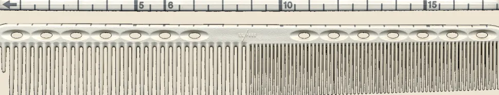 YS Park Cutting Comb No.G39 White