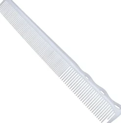 YS Park Hair Cutting Comb 252 White - 180 mm