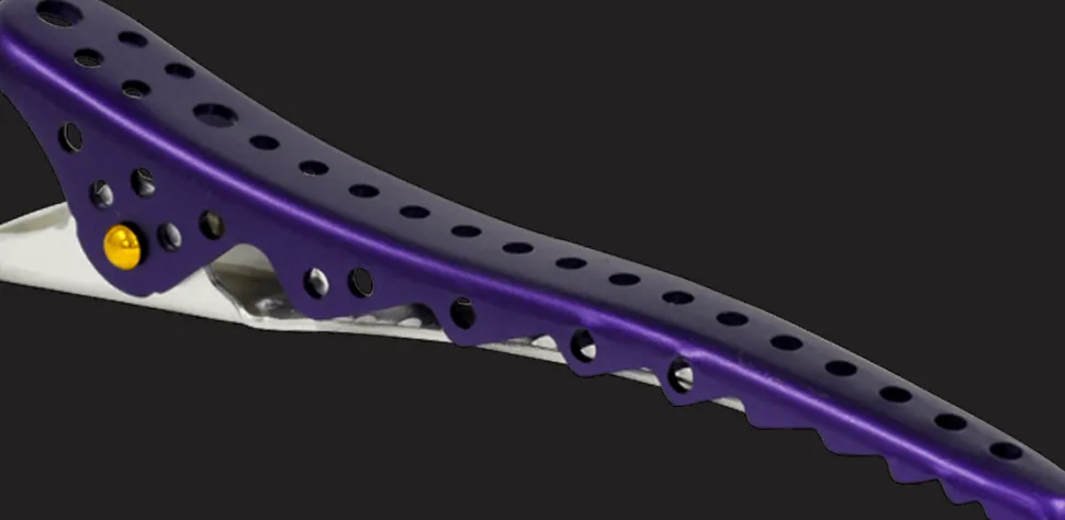 YS Park Shark Clips 2 pcs. Purple