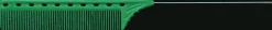 YS Park Tail Comb No. 102 Green - 220 mm