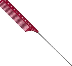 YS Park Tail Comb No. 122 Red - 250 mm