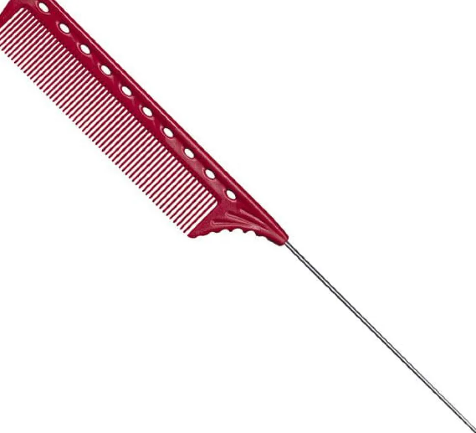 YS Park Tail Comb No. 102 Red - 220 mm