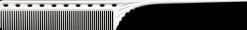 YS Park Tail Comb No. 101 White - 216 mm